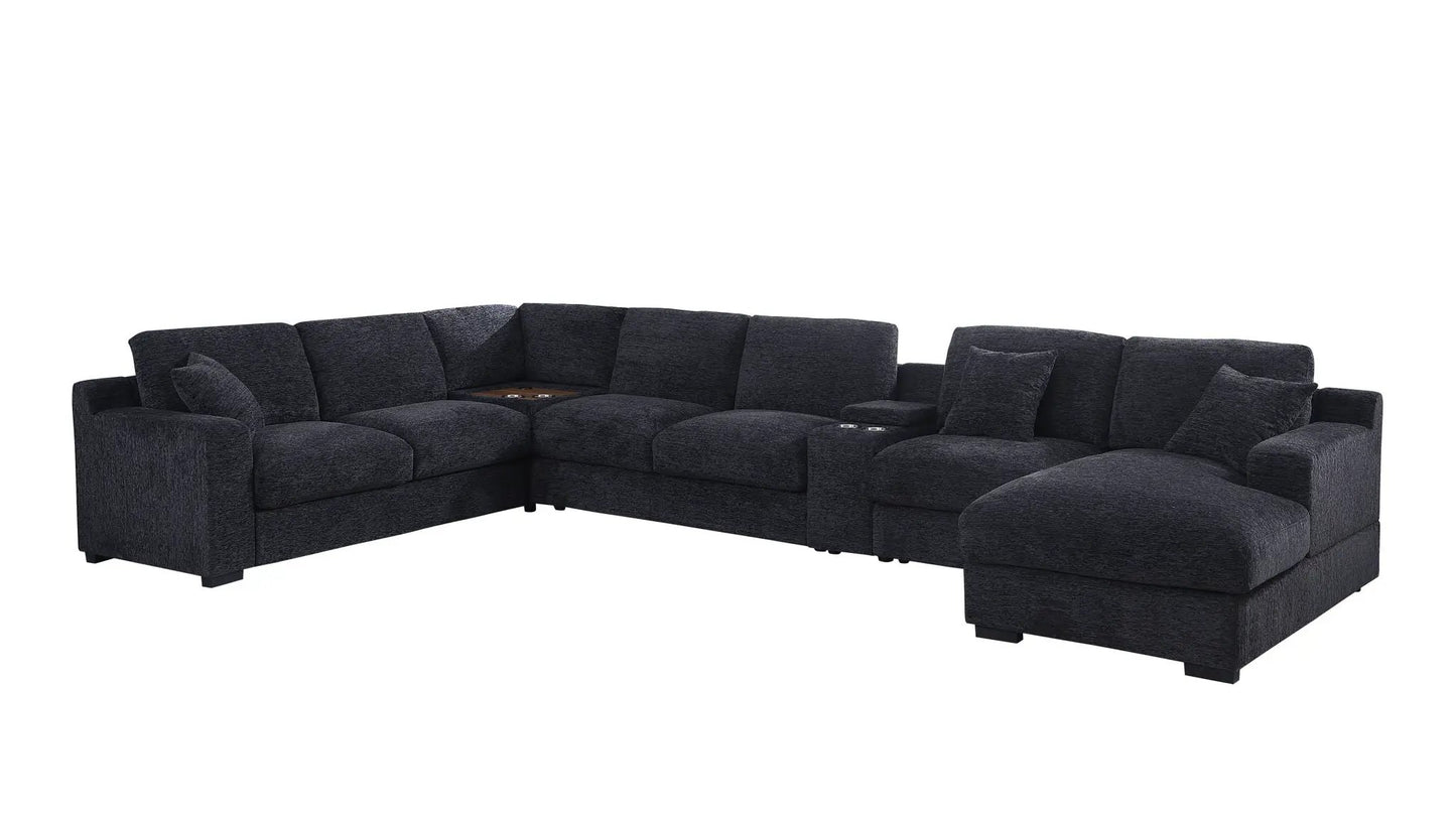 Celine Fabric Corner Sectional Sofa Right Chaise