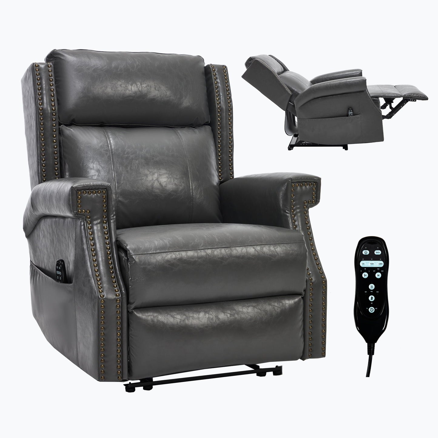 Manual Recliner With Vibrations and Heat