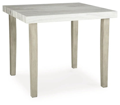 Larawyn Dining Room Table with Faux Marble Top