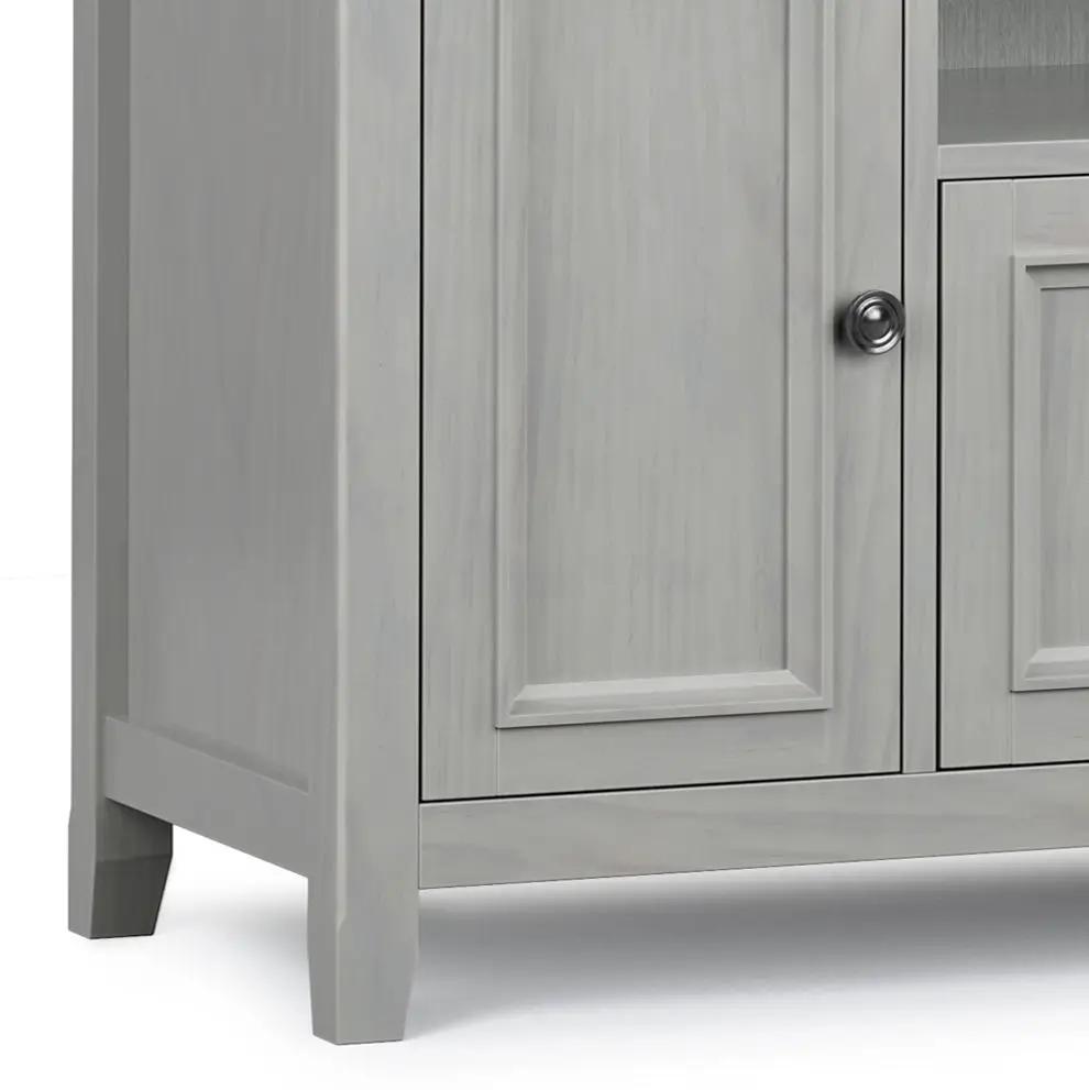 Amherst Wide TV Media Stand with Solid Wood