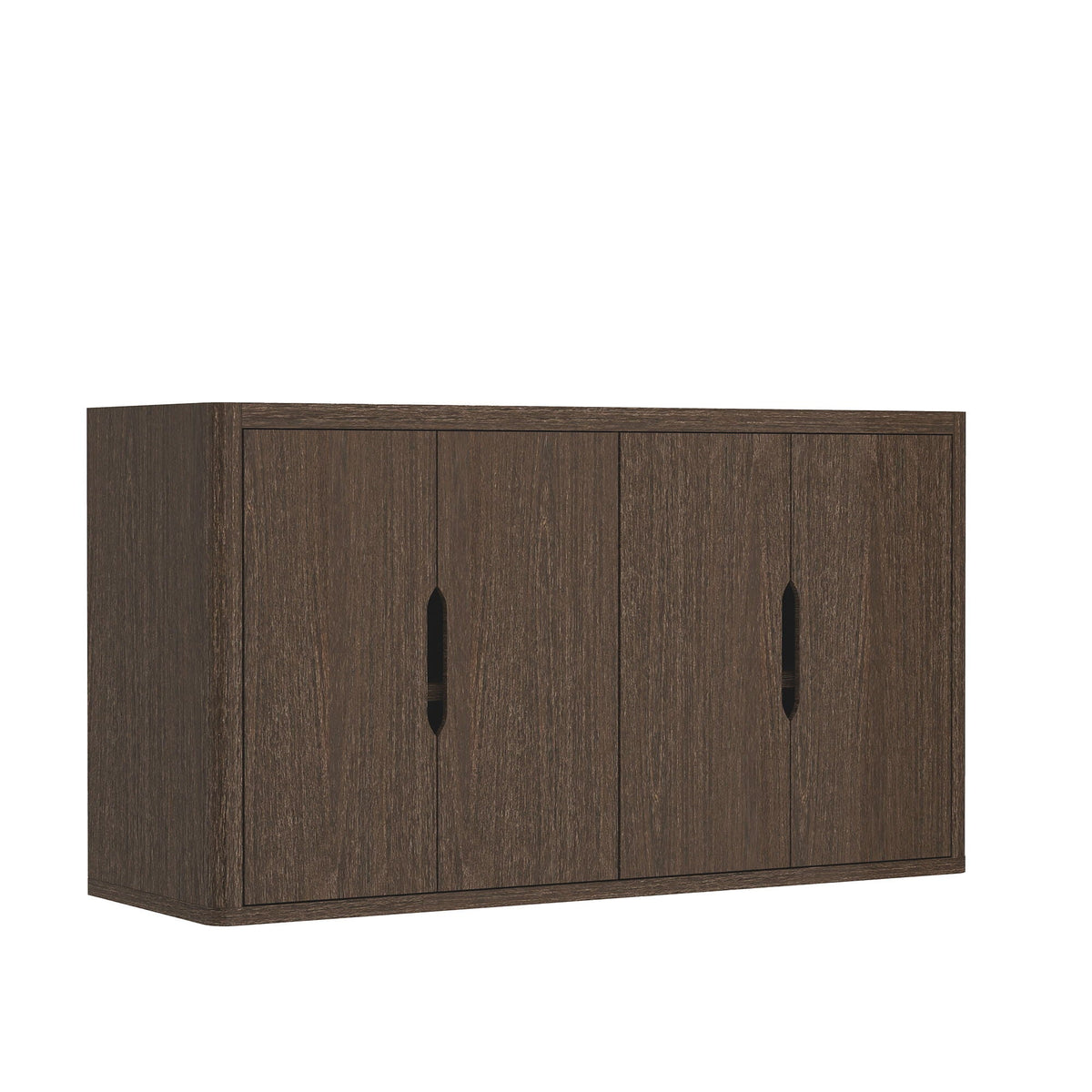 Rivington Sideboard HouseOfZazla, dark brown wood with soft close doors and adjustable shelves on Tampa Home & Garden Store