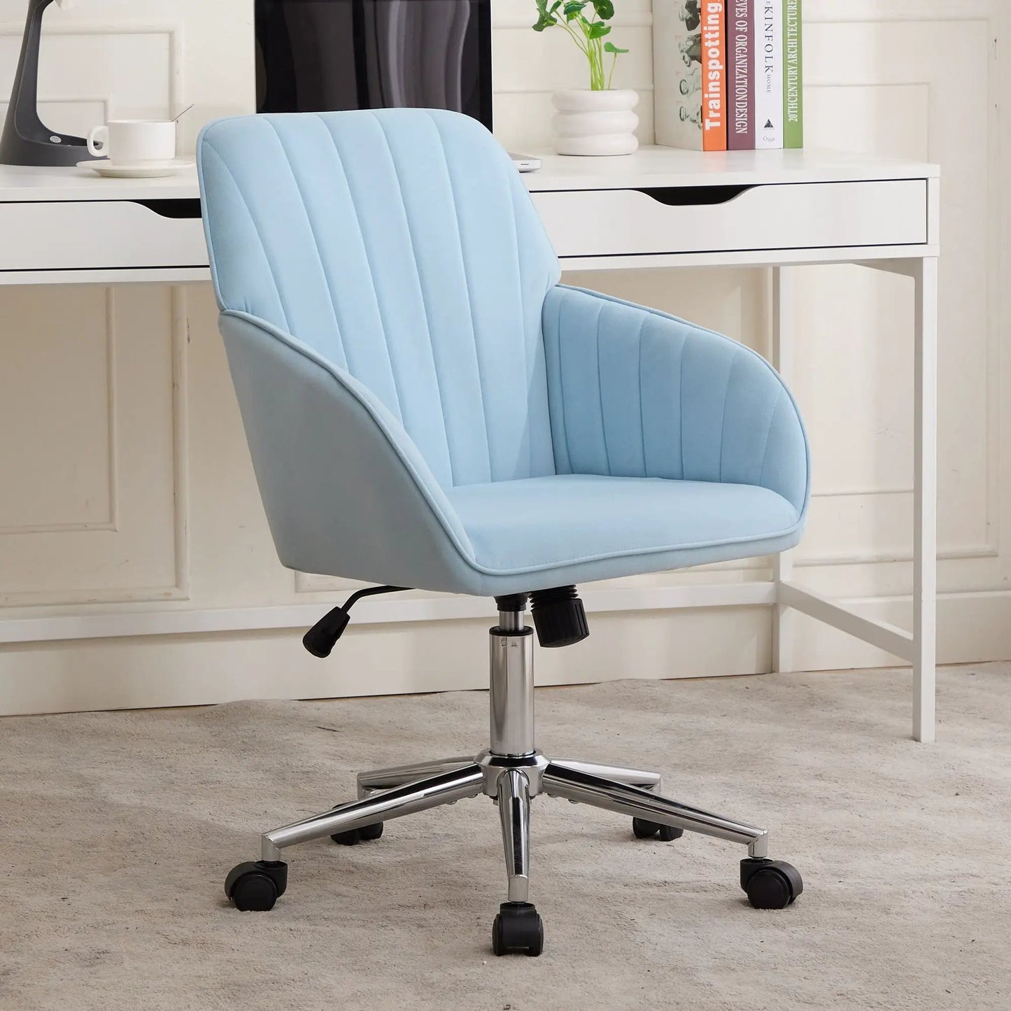Adjustable Ergonomic Chair With Swivel Backrest