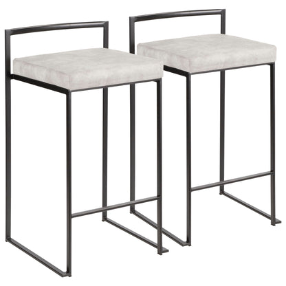 Fuji Contemporary Stackable Counter Stool