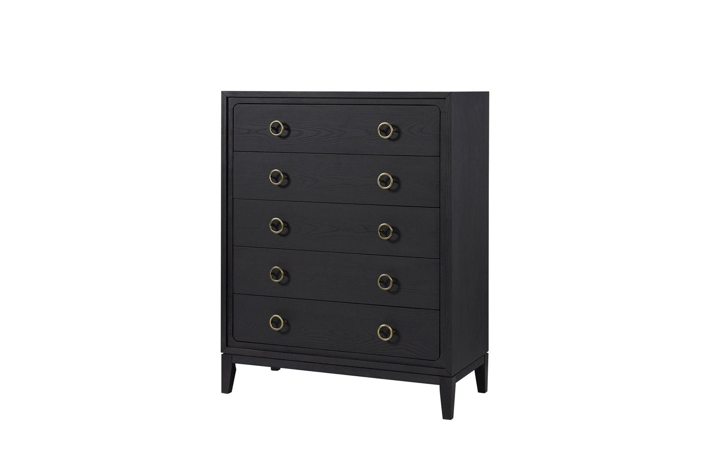 5 Drawer Chest With Solid Wood Elm Veneers