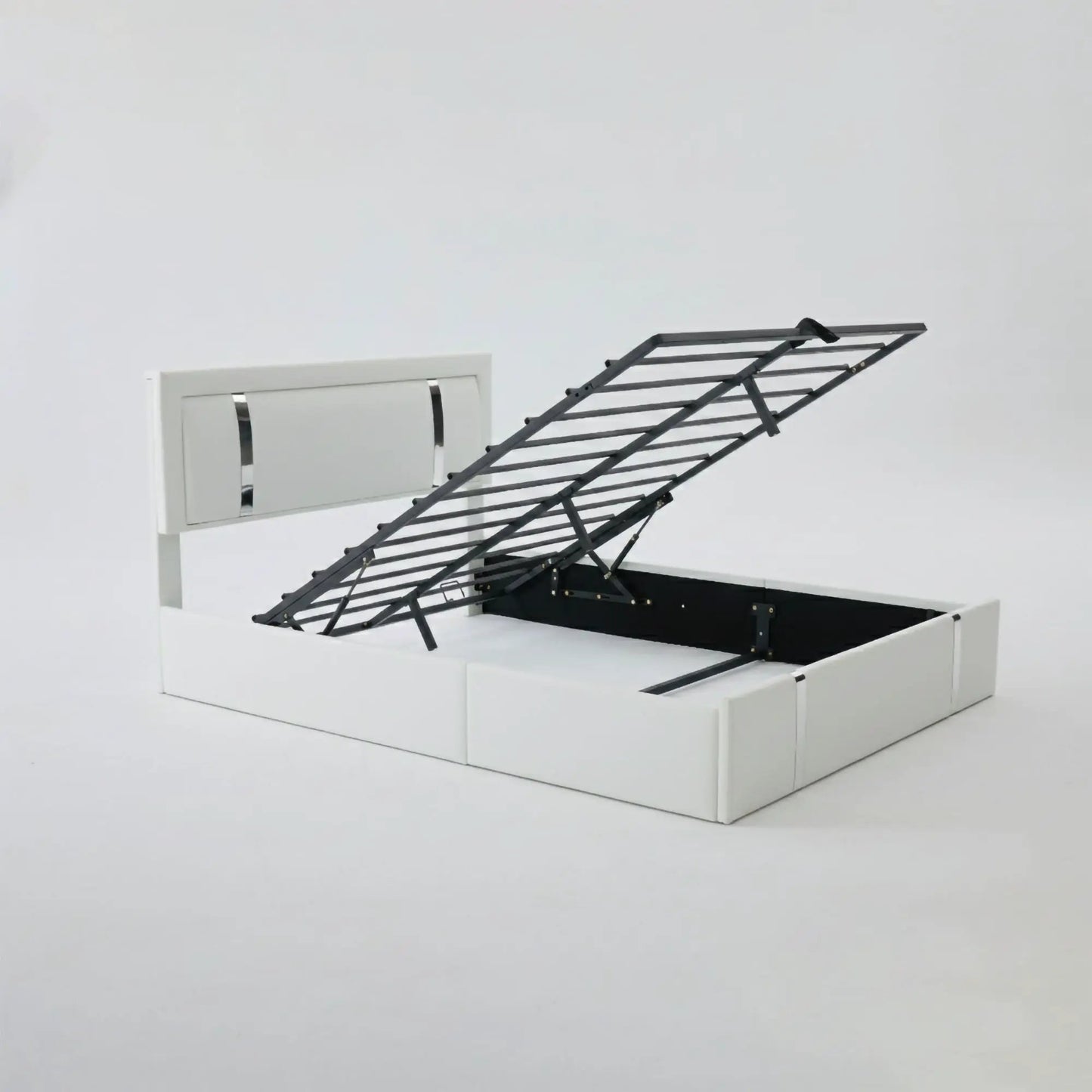 Upholstered Platform Bed Frame With Usb Charging