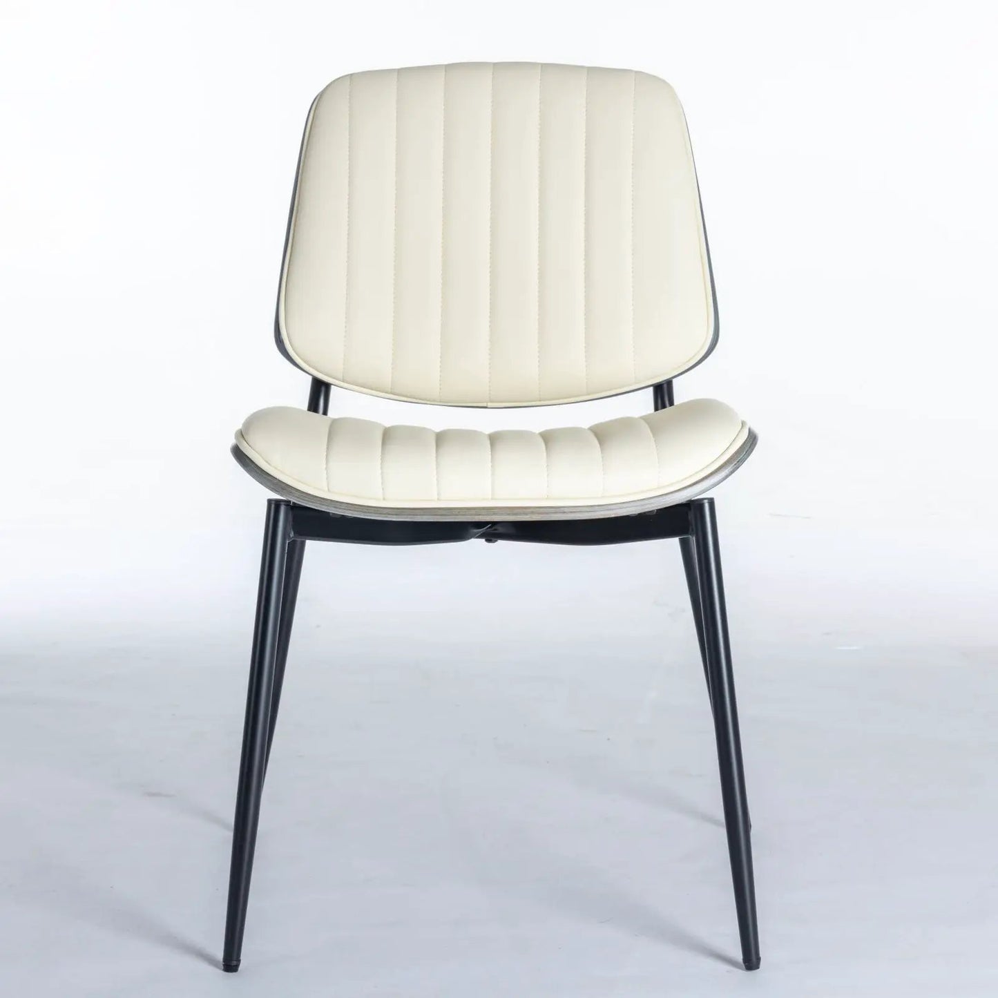 Dining Chairs Set of 2 Mid Century Walnut Back