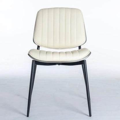 Dining Chairs Set of 2 Mid Century Walnut Back