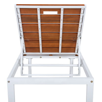 Outdoor Chaise Pool Chair For Reading And Sunbath