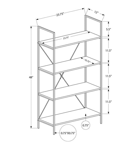 Four Tier Bookcase for Office and Bedroom