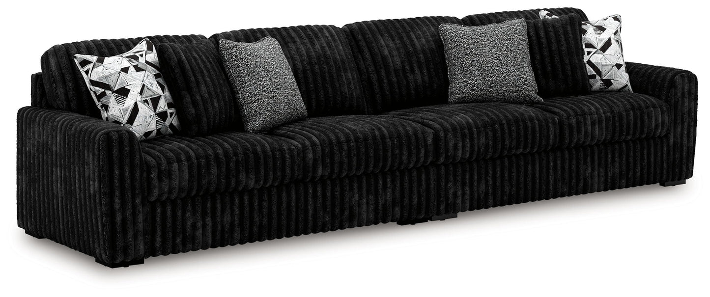 Midnight Madness Sectional and Jumbo Corduroy