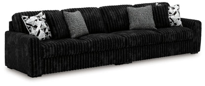 Midnight Madness Sectional and Jumbo Corduroy