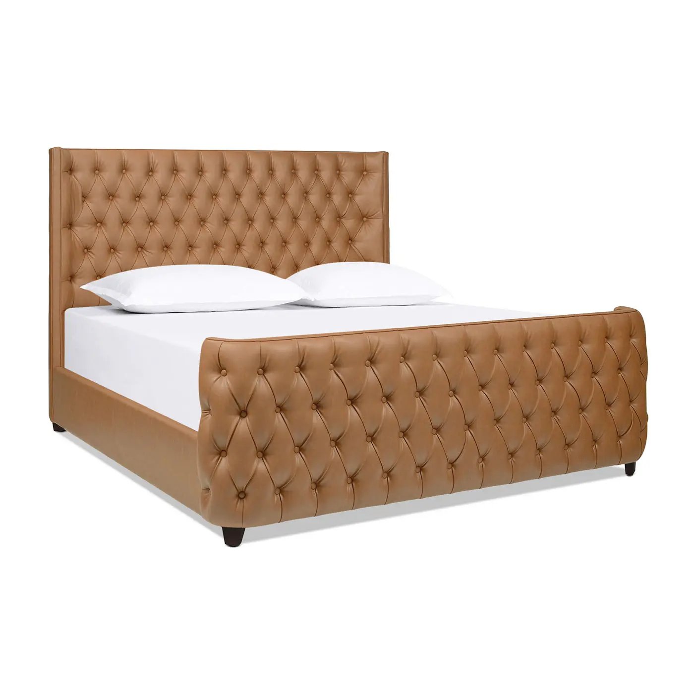 Brooklyn Tufted Bed Headboard and Footboard Set
