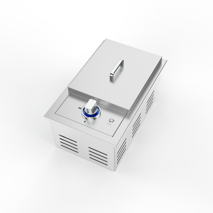 Single Grilling Side Burner and 17000BTU Propane