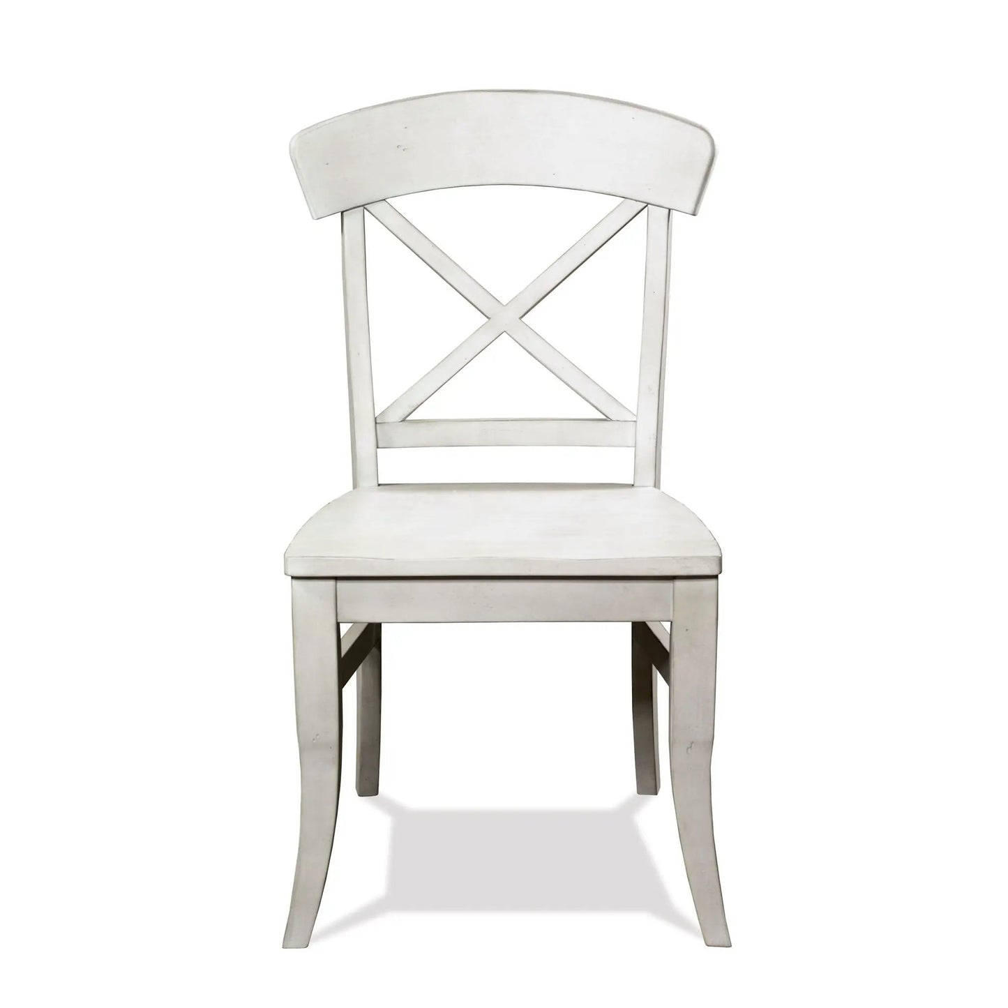 Harola cross-back dining chairs smoky white set of 2 Unique Piece Furniture on Tampa Home & Garden Store