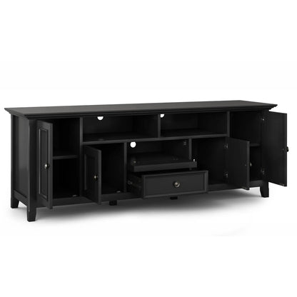 Amherst Wide TV Media Stand with Solid Wood