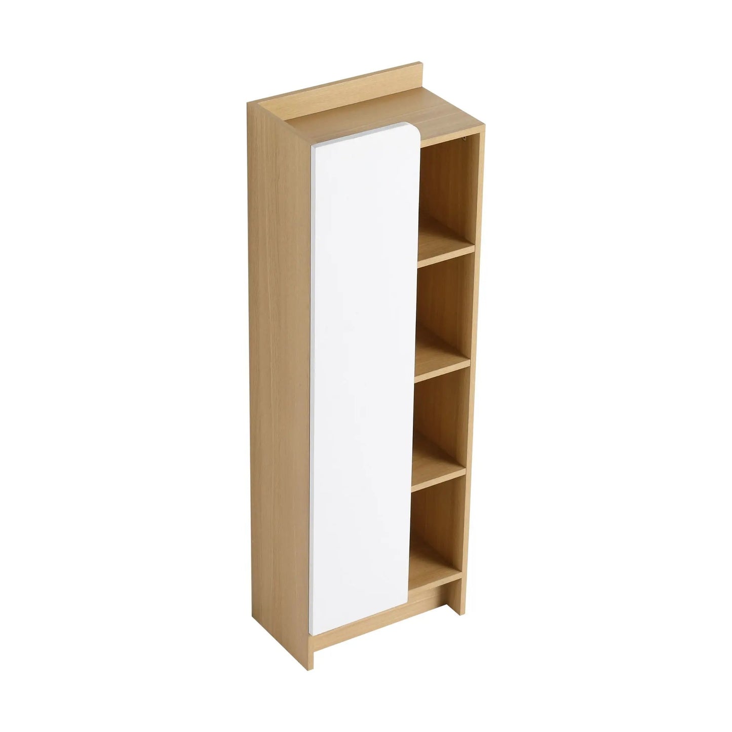 Tall Bathroom Cabinet With 4 Tier Open Shelves
