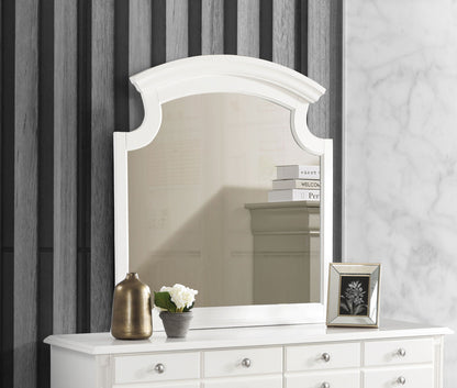 Summit Mirror with real wood veneers and mount, white mirror Unique Piece Furniture on Tampa Home & Garden Store