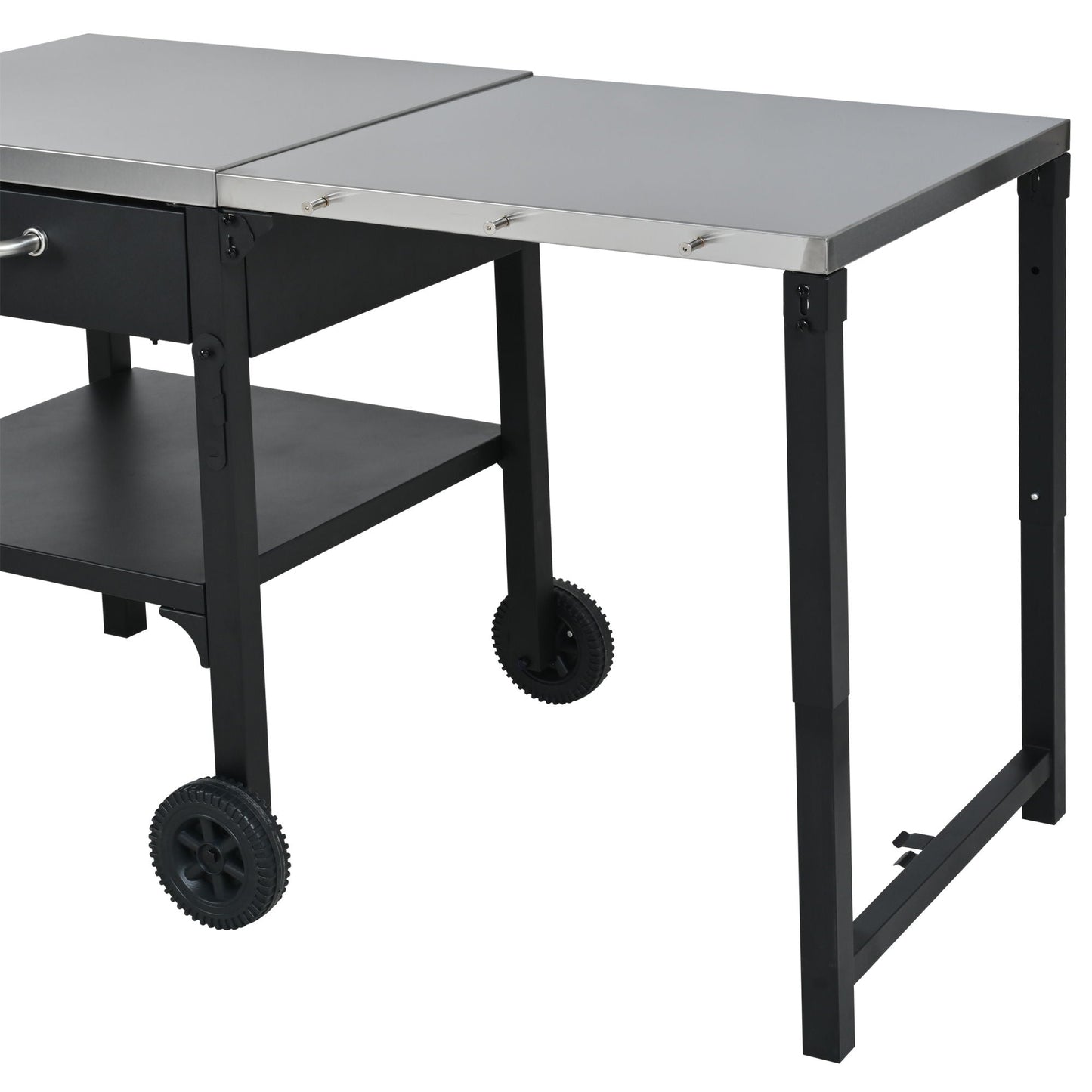 Large Foldable Outdoor Kitchen Cart And Storage