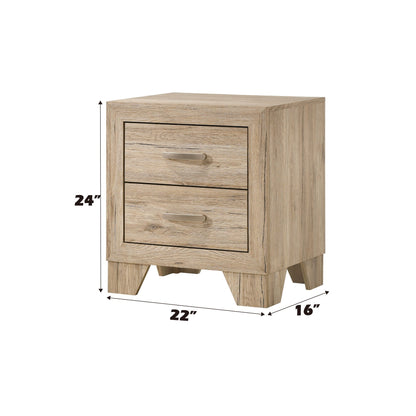 Elegant Wood Nightstand with Durable Drawers in Light Brown finish, HouseOfZazla on Tampa Home & Garden Store