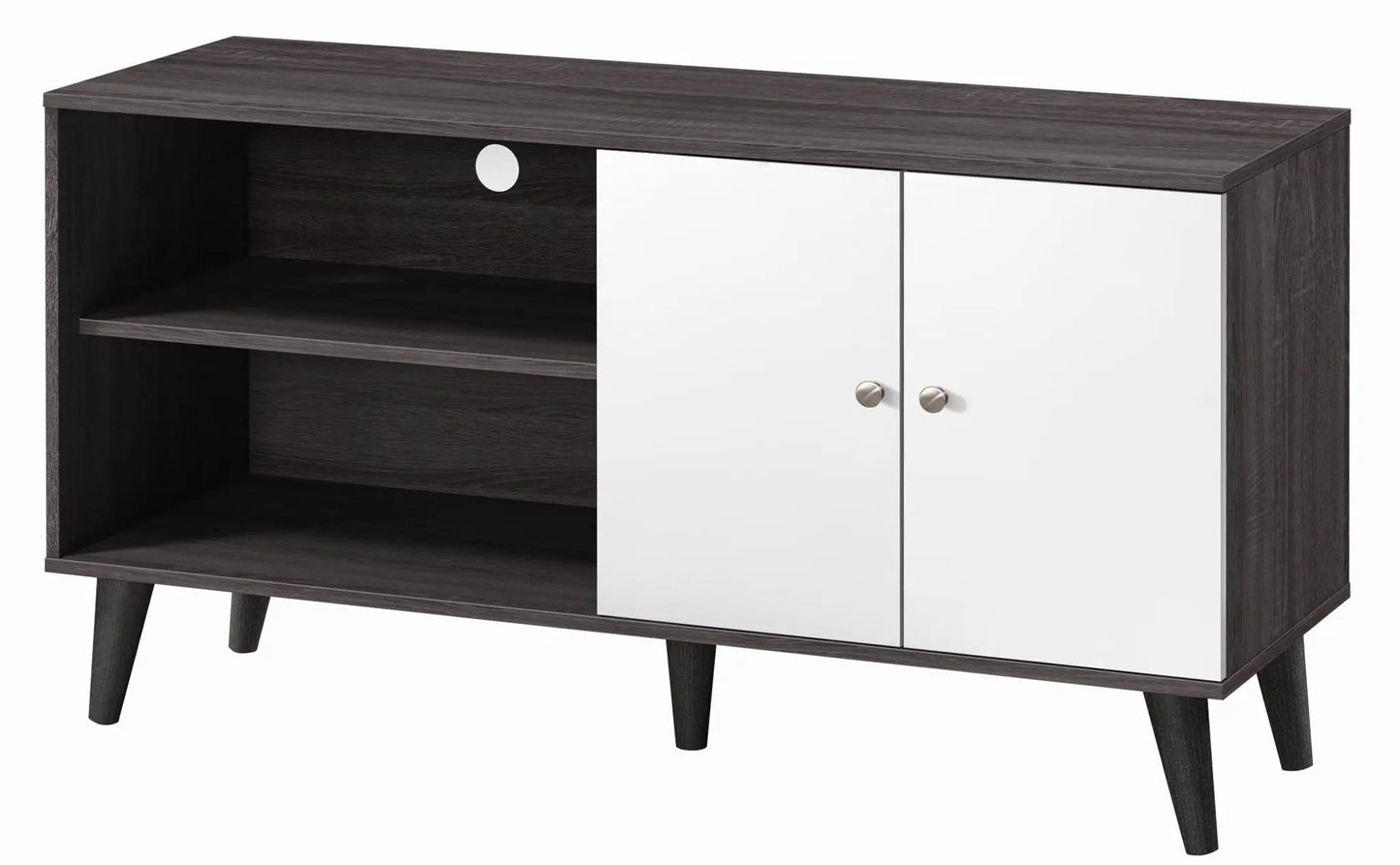 Amidon TV Stand With Storage Shelves and Cabinet