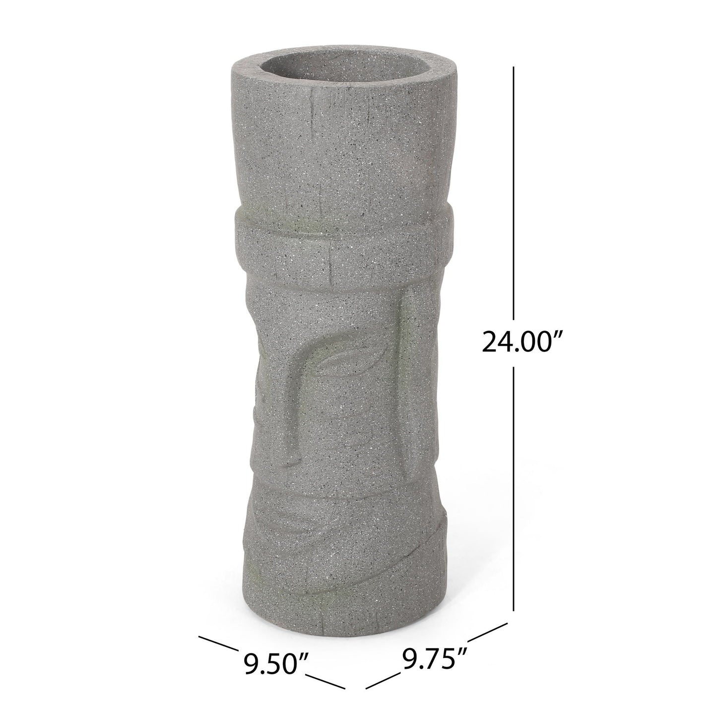 Classic Flower Planter in magnesium oxide stone gray by HouseOfZazla on Tampa Home & Garden Store