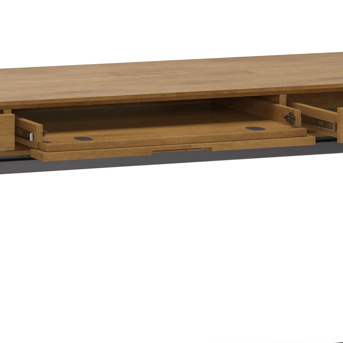 Banting Mid Century Wide Desk handcrafted writing desk in oak by Unique Piece Furniture on Tampa Home & Garden Store