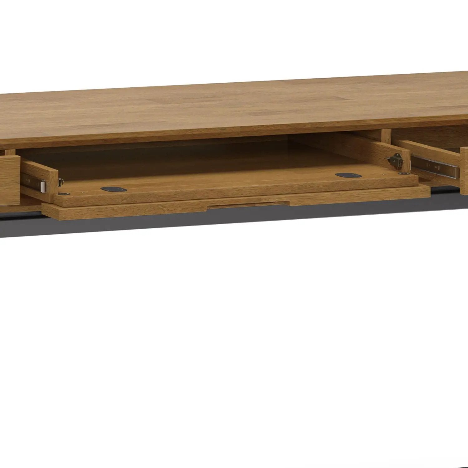 Banting Mid Century Wide Desk handcrafted writing desk in oak by Unique Piece Furniture on Tampa Home & Garden Store