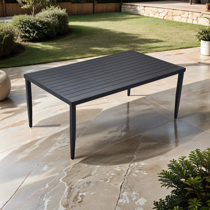 Aluminum Outdoor Patio Dining Table With Legs