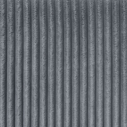 Cassidy Upholstered Sectional fabric swatch in gray textured ribbed weave on Tampa Home & Garden Store