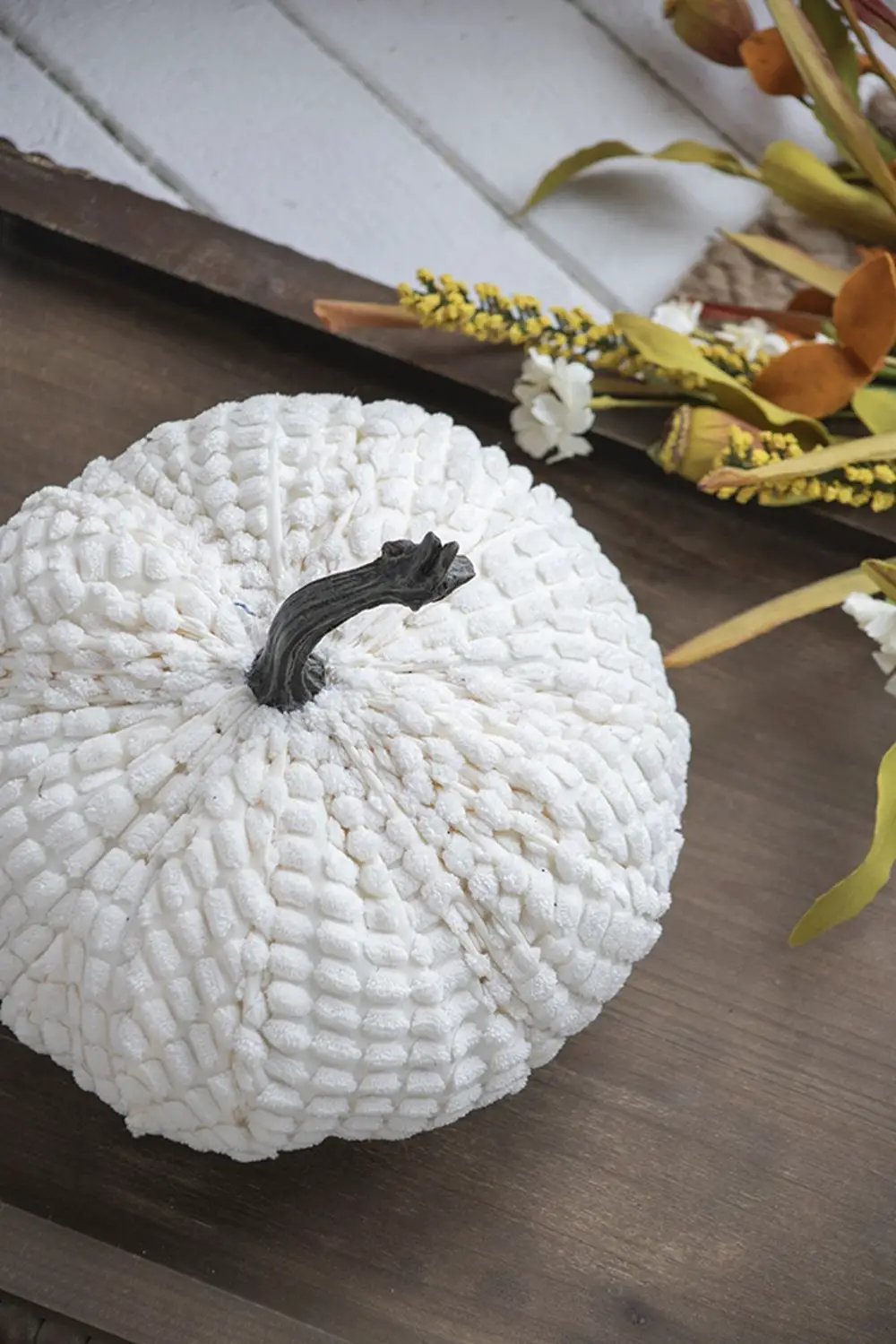 Weighted Pumpkin Ornament for Harvest Decor