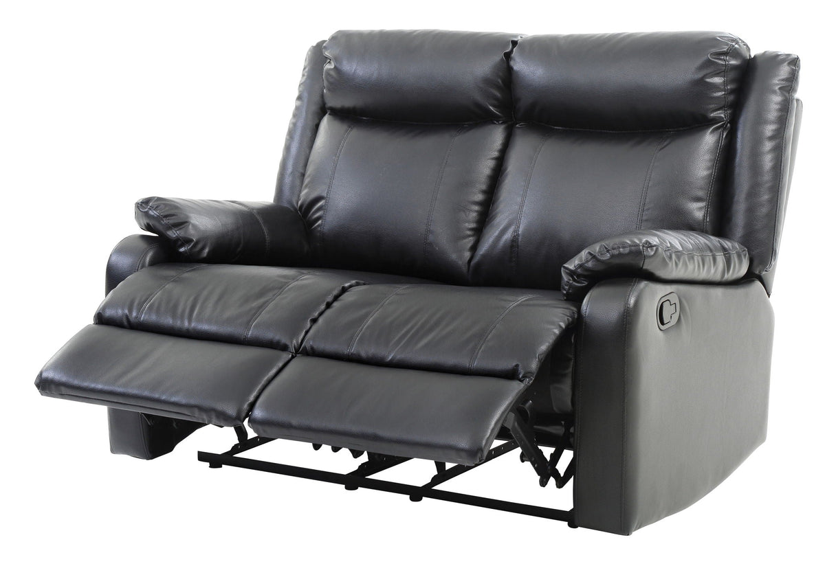 Reclining loveseat with black PU by HouseOfZazla, a chaise longue on Tampa Home & Garden Store