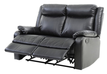 Reclining loveseat with black PU by HouseOfZazla, a chaise longue on Tampa Home & Garden Store