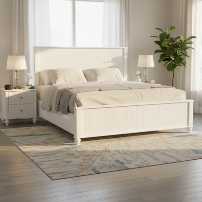 King Size Premium Pine Wood Bed and Frame