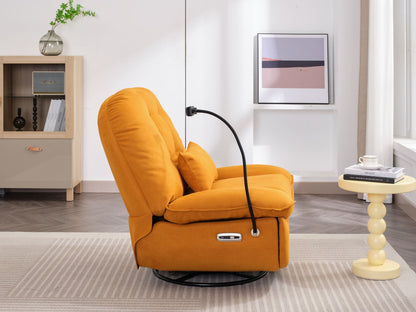 Power Recliner Swivel Glider USB and a Speaker
