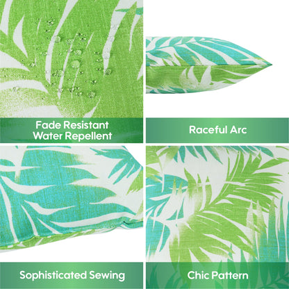 Pack of Two Waterproof Outdoor Throw Pillows