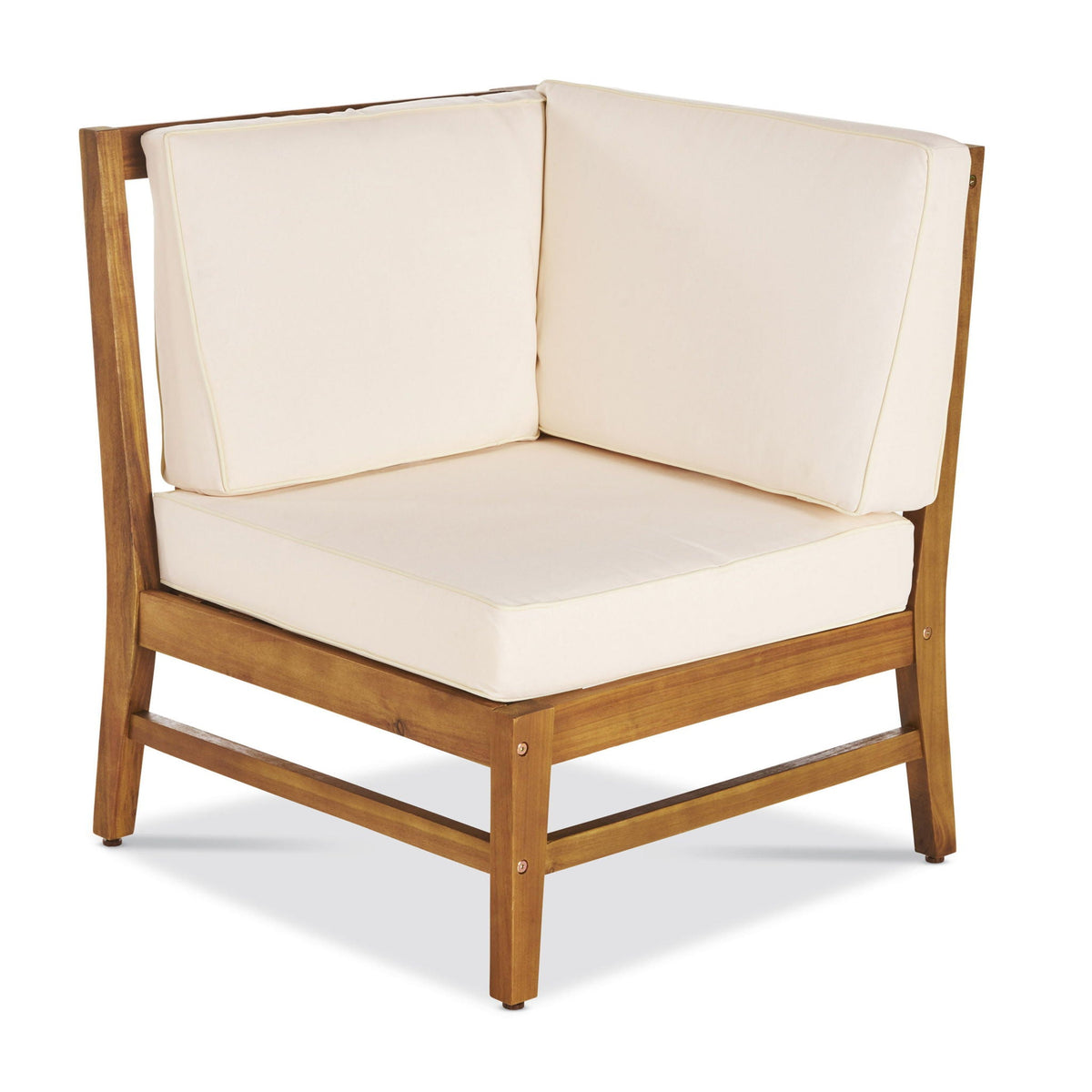 Perla 5 Pieces Outdoor Wood Patio Sofa Set