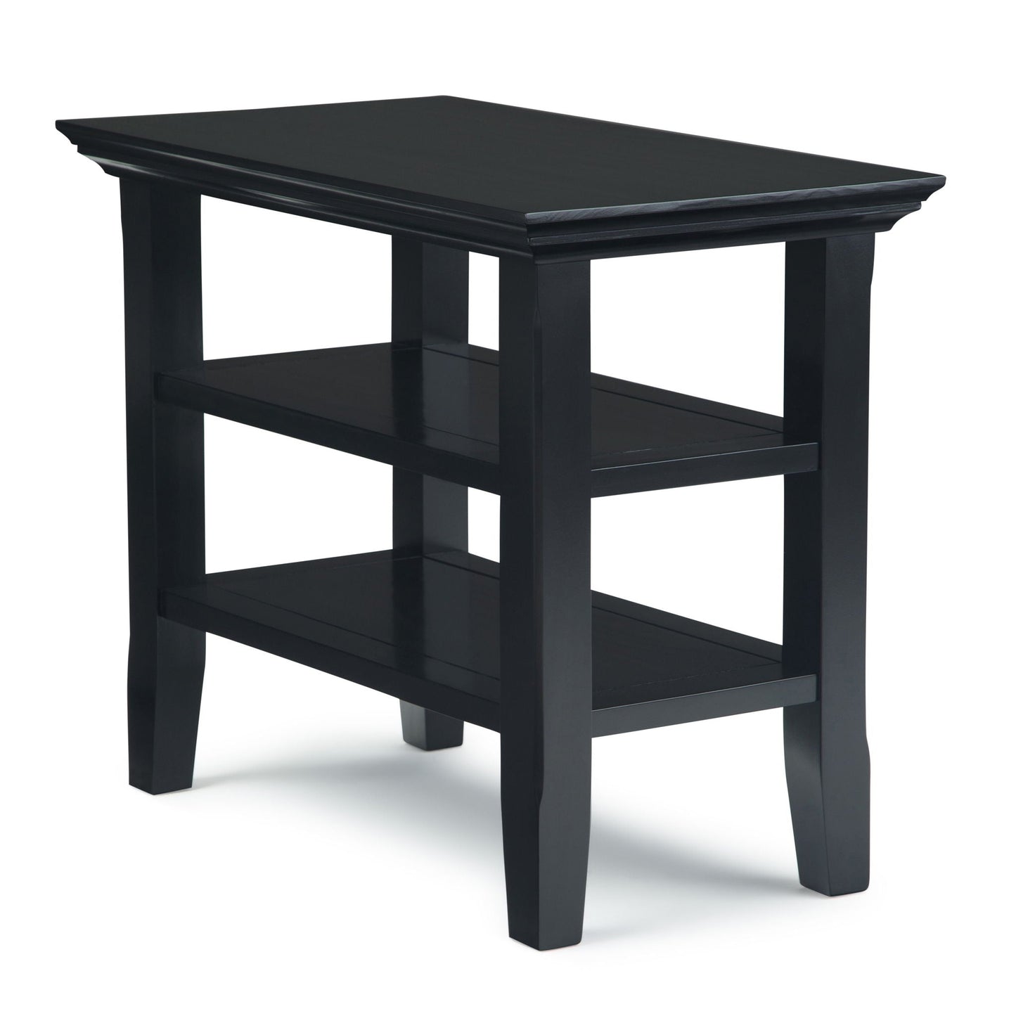 Acadian Narrow Side Table Handcrafted Solid Wood