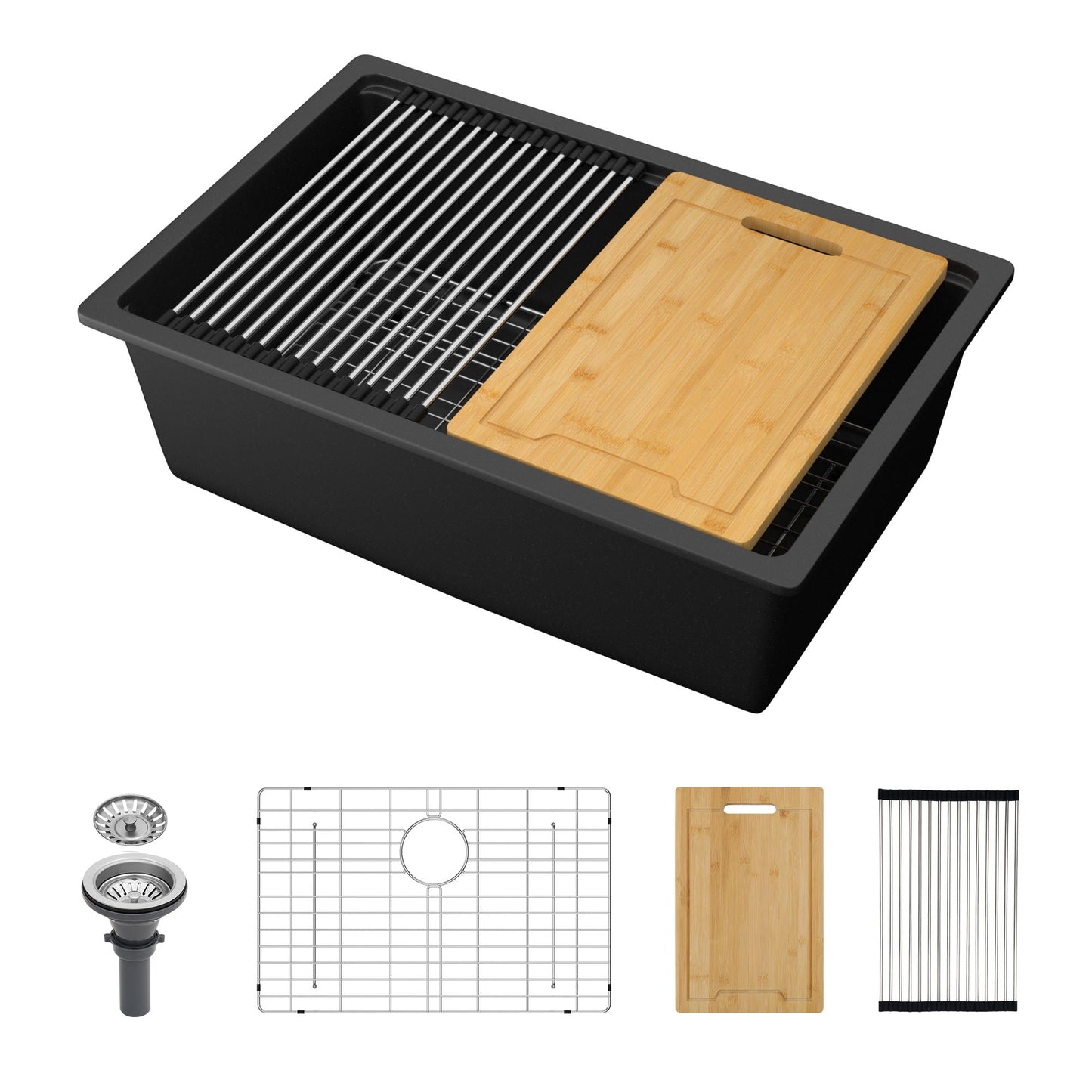 Premium Quartz Composite Workstation Sink