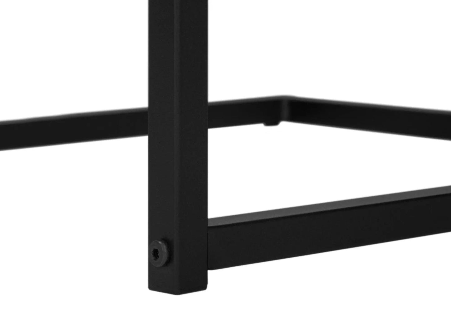 Accent Table C-Shaped chair side table in black metal frame by Unique Piece Furniture on Tampa Home & Garden Store