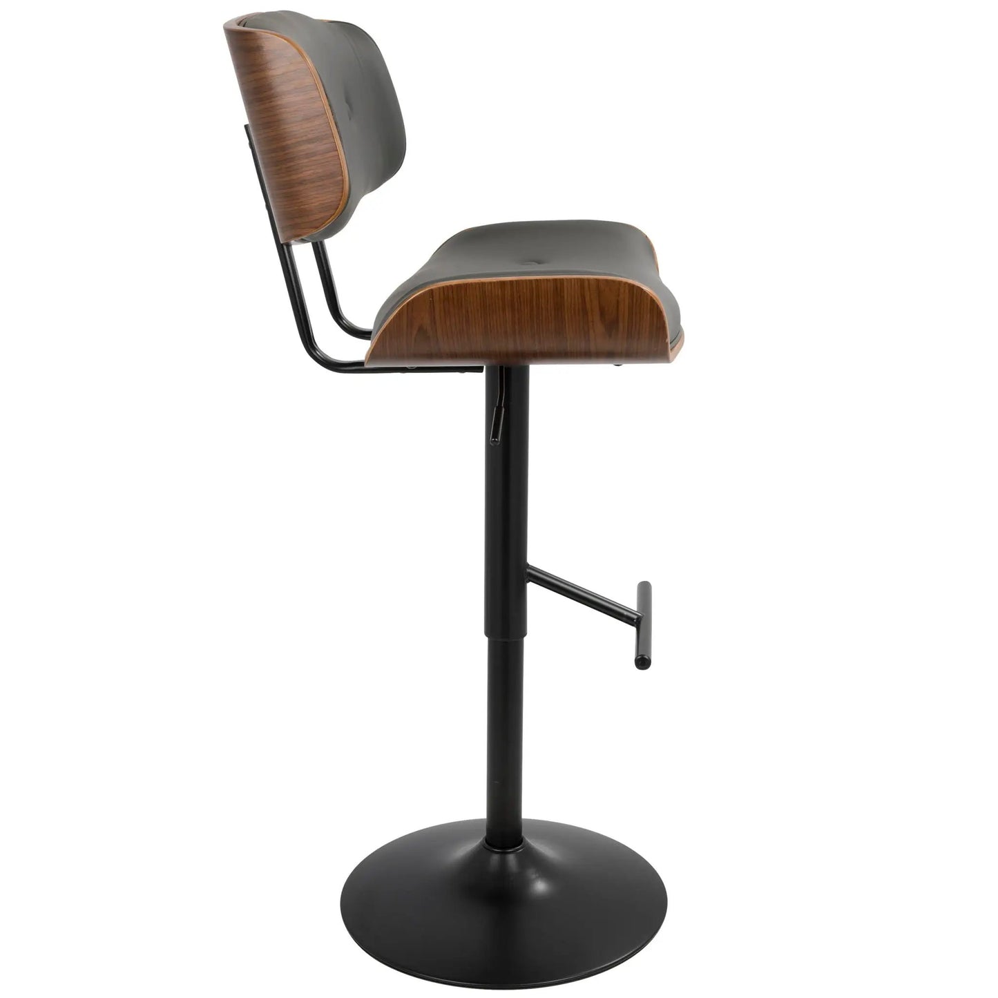 Lombardi Mid Century Modern Adjustable Bar Stool
