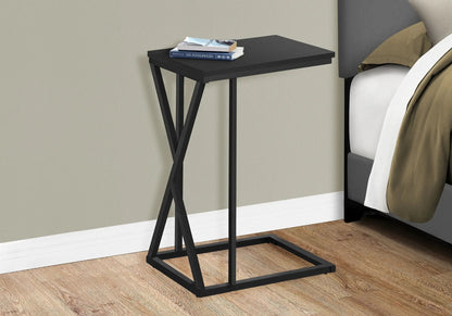C Shaped Accent Table with Contemporary Design