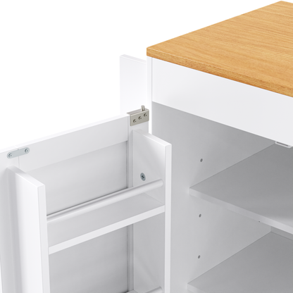 Compact Kitchen Island With Extendable Table