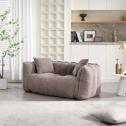 Cozy Beanbag Chair With Resilient Foam Core For 2