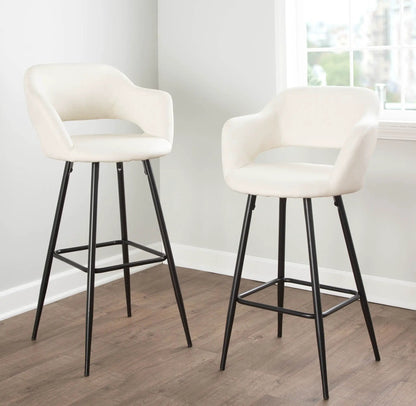Margarite Contemporary Barstool Set of 2