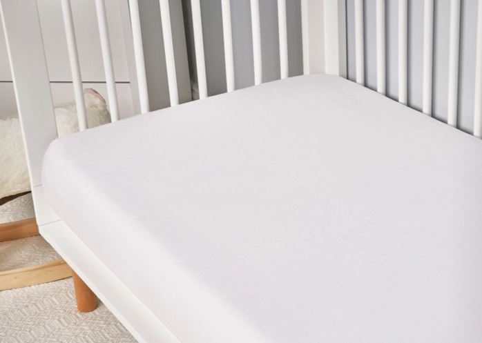 BedGear Hyper-Linen Crib Sheet bright white by HouseOfZazla for crib & toddler bed accessories on Tampa Home & Garden Store