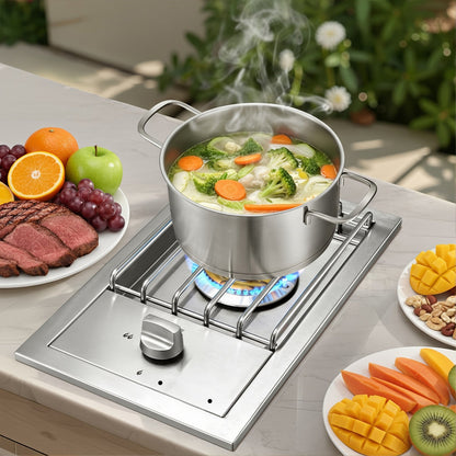 Single Grilling Side Burner For Backyards