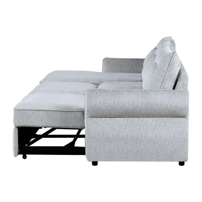 Montana Gray Contemporary Sofa Bed and Storage