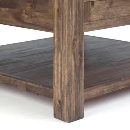 Monroe Handcrafted Side Table and the Acacia Wood