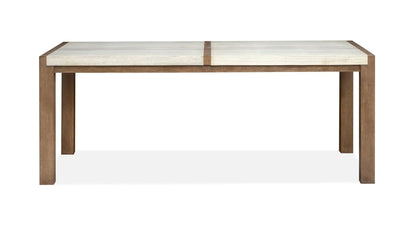 Plum Creek Rectangular Dining Table Oak Veneer