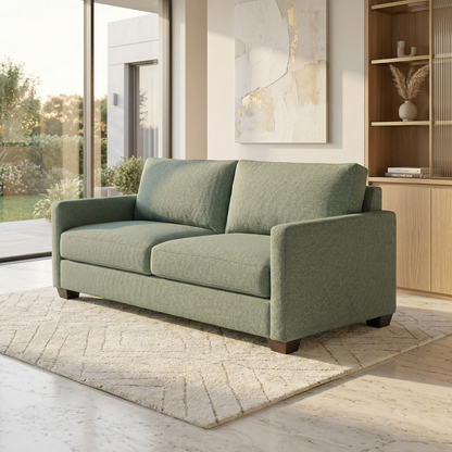 Damon Sofa Made in USA and Custom Fabric Options